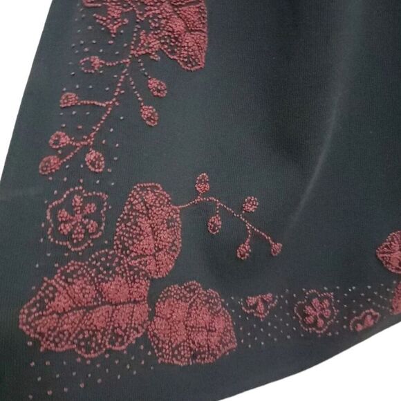 PERUVIAN CONNECTION Heavyweight Knit Midi Sweater Dress size Medium Pima Cotton - Picture 4 of 7